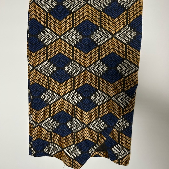 Maeve Kanara Anthropologie Knit Skirt Geometric Print Size 0P - Picture 6 of 7